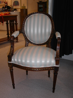 Custom Reupholstered chairs chair